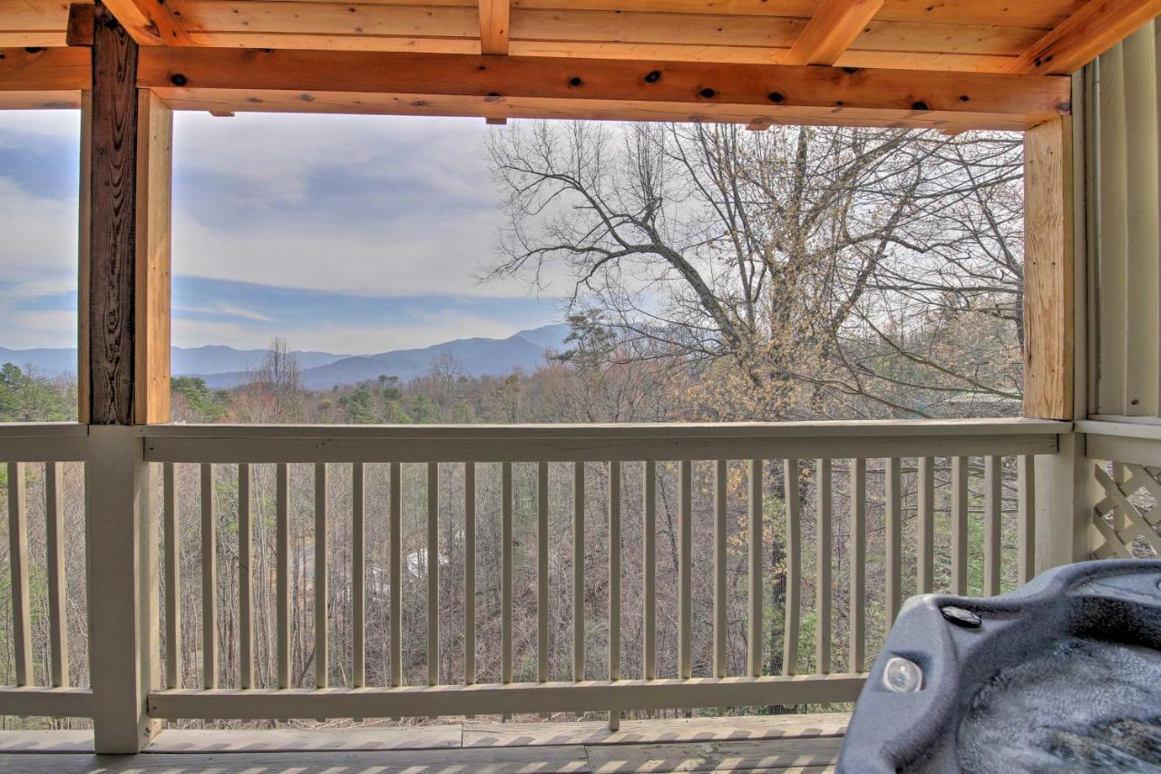 Gatlinburg Cabin With Pool Table And Hot Tub! Exteriör bild