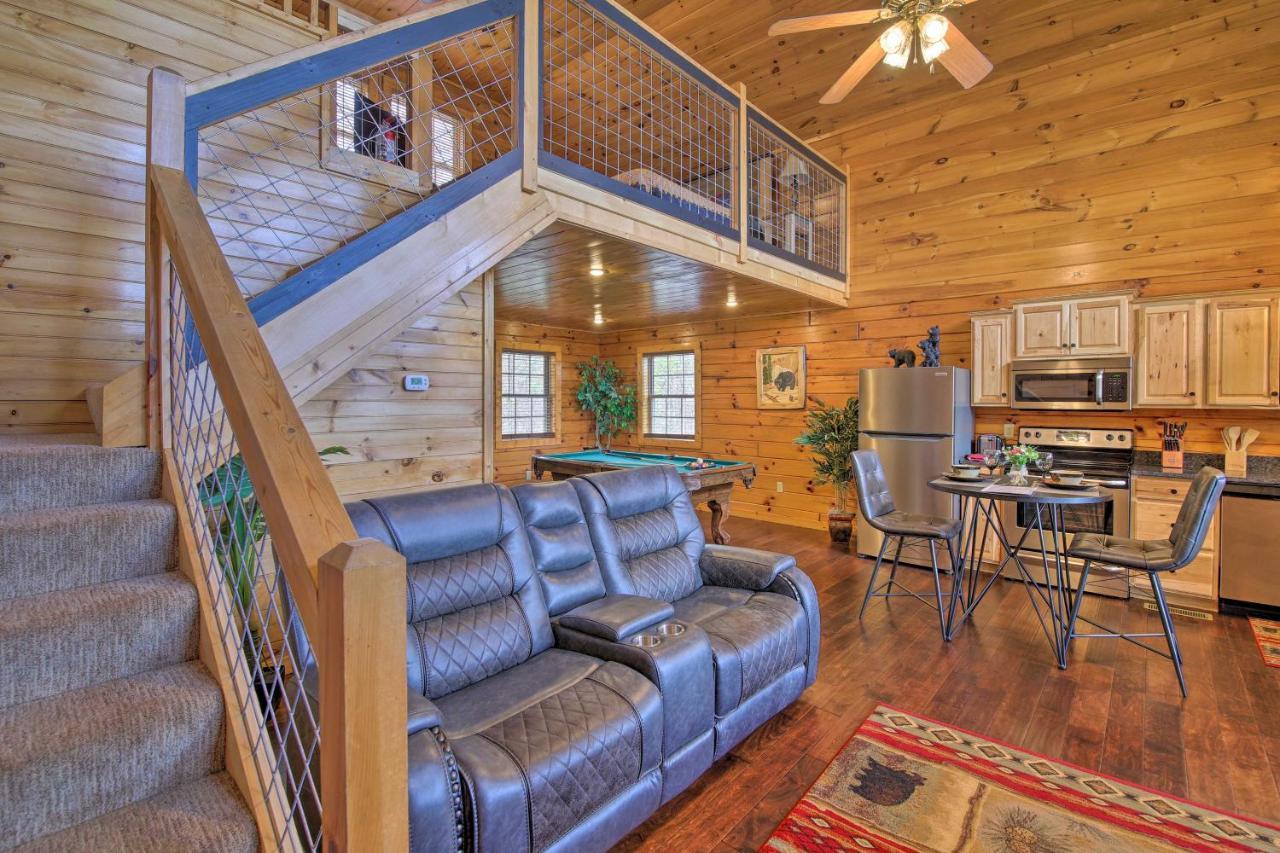 Gatlinburg Cabin With Pool Table And Hot Tub! Exteriör bild